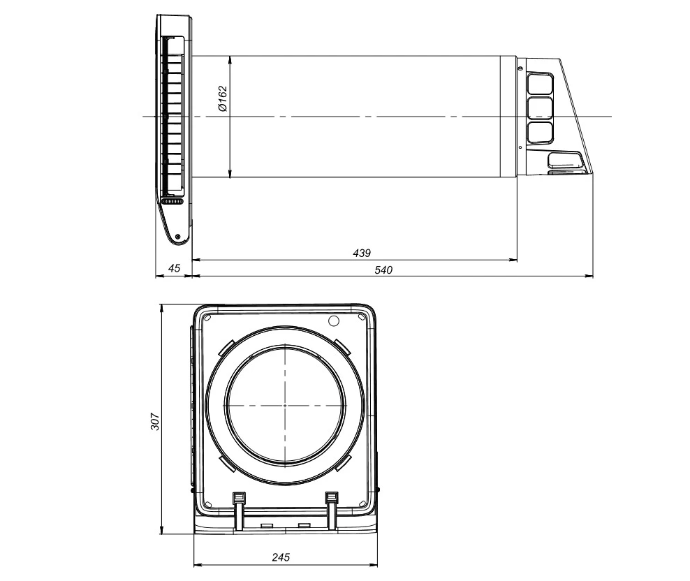Рекуператор проветриватель Вентс Breezy Silent 160 производительность до 48 м3/ч с Wi-Fi модулем - фото 4 Рекуператор проветриватель Вентс Breezy Silent 160 производительность до 48 м3/ч с Wi-Fi модулем - фото 4