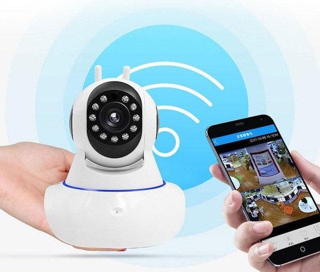 Камера відеоспостереження поворотна Wifi Smart Net camera Q5 мережева - фото 3