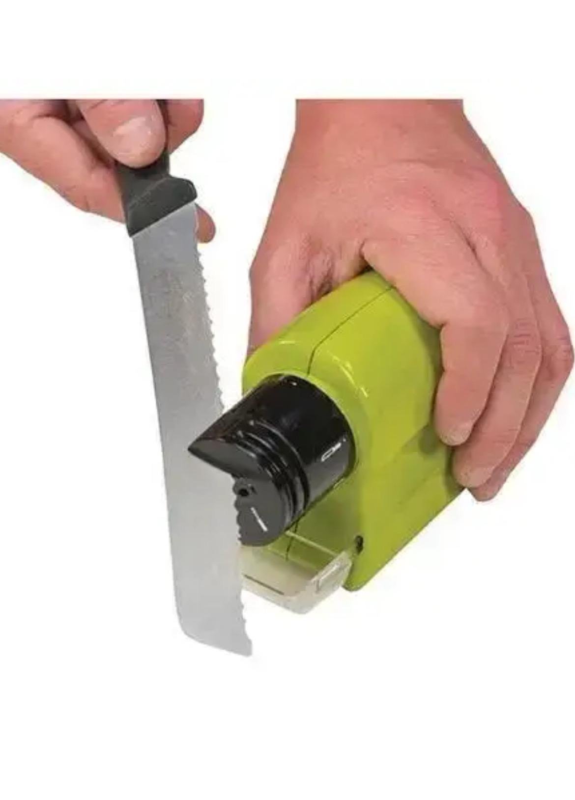 Точилка универсальная Sharpener for knives для ножей и ножниц Зеленый (MW-23) - фото 3