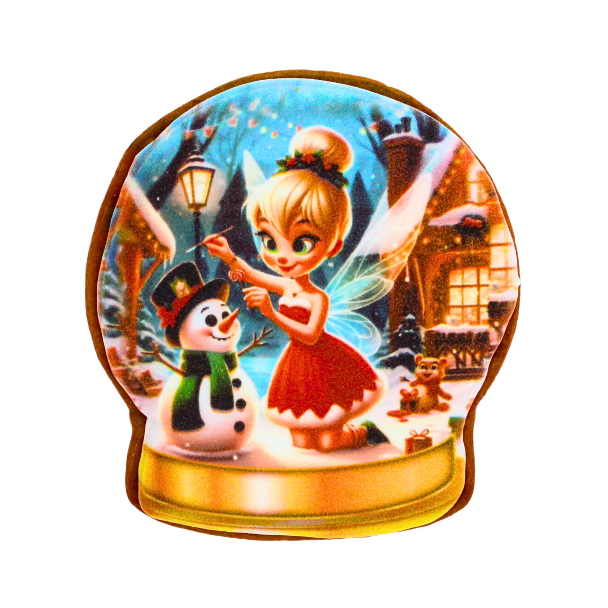 Пряник с принтом Крафт Печиво Новый год Фея Динь-Динь 45 г