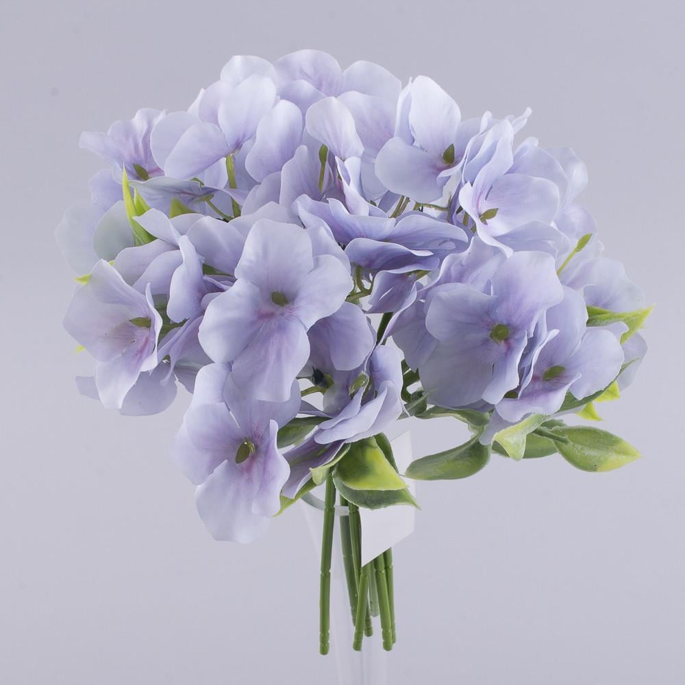 Искусственные цветы Букет гортензии Голубой (2119-8)