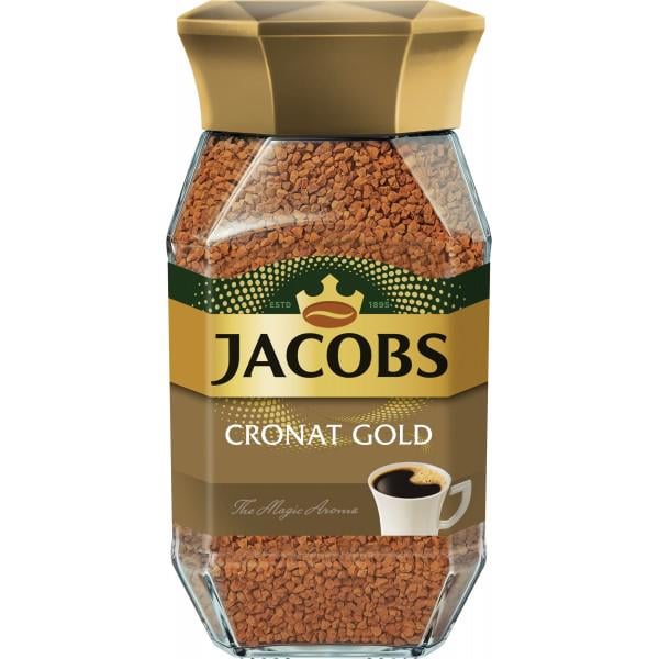 Кофе растворимый Jacobs Cronat Gold 200 г - фото 1