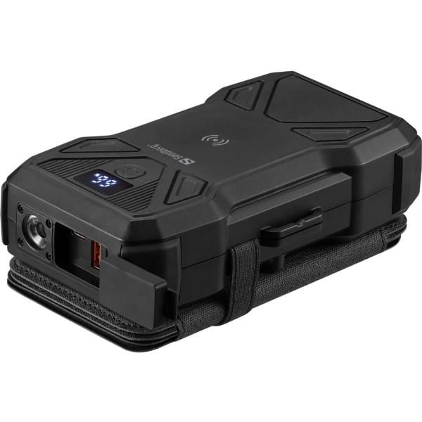 Повербанк Sandberg 5-Panel 2xUSB Type-C In/Out з сонячною батареєю 8W PD 27000 mAh Black (421-06)