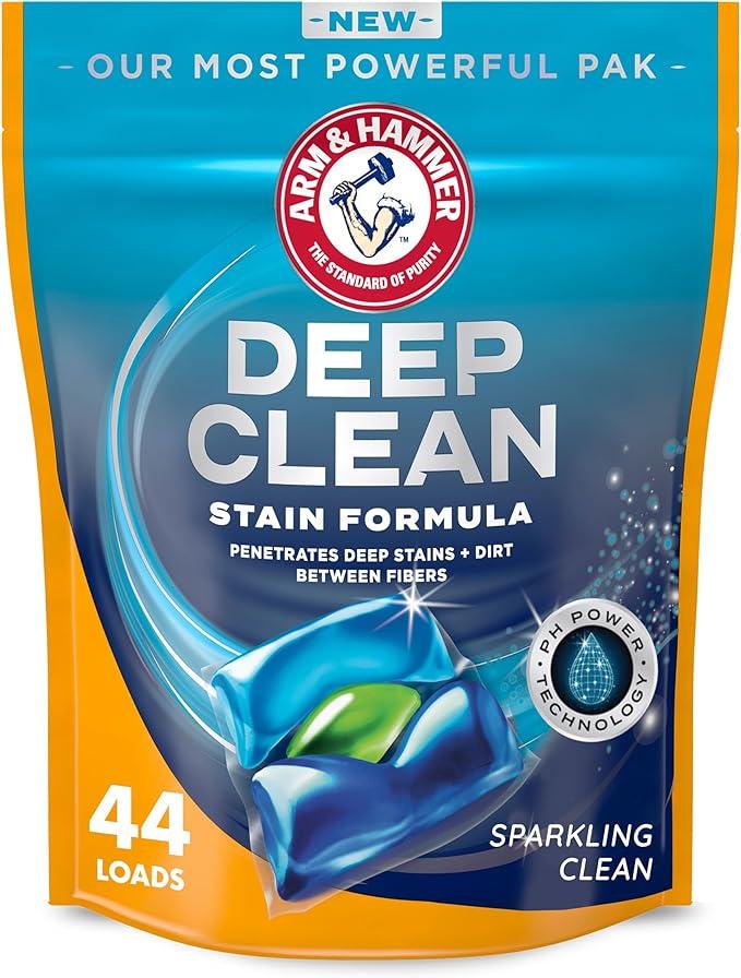 Капсули для прання Arm&Hammer Deep Clean Stain Formula 44 шт.
