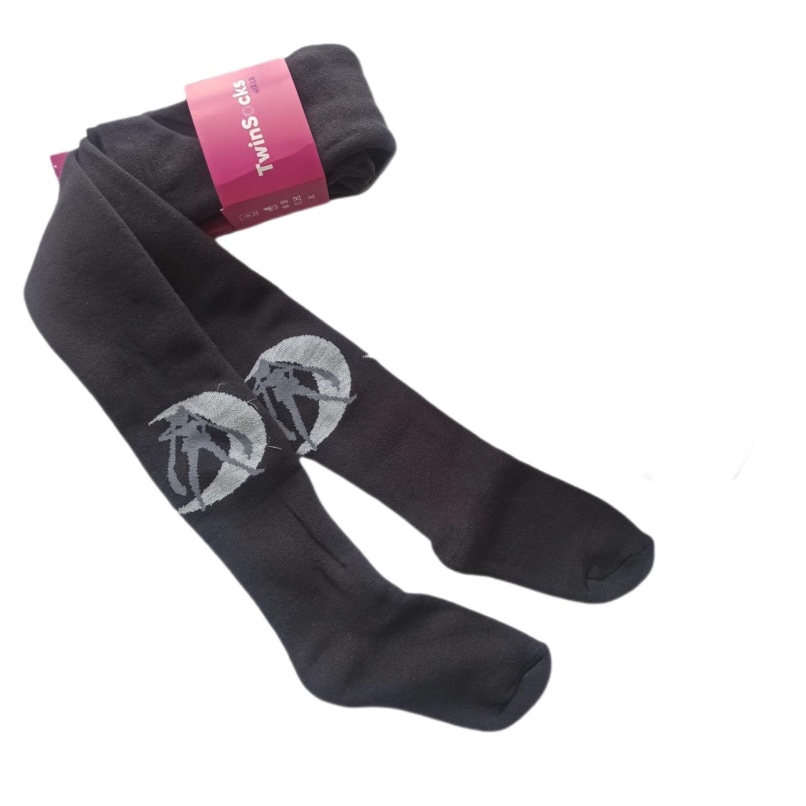 Колготки для девочки TwinSocks Сейлор Мун махровые зимние 140 см-146 Темно-серый (315)