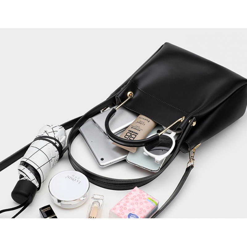 Сумка жіноча 23х22х10 см Чорний (874) - фото 7 Сумка жіноча 23х22х10 см Чорний (874) - фото 7