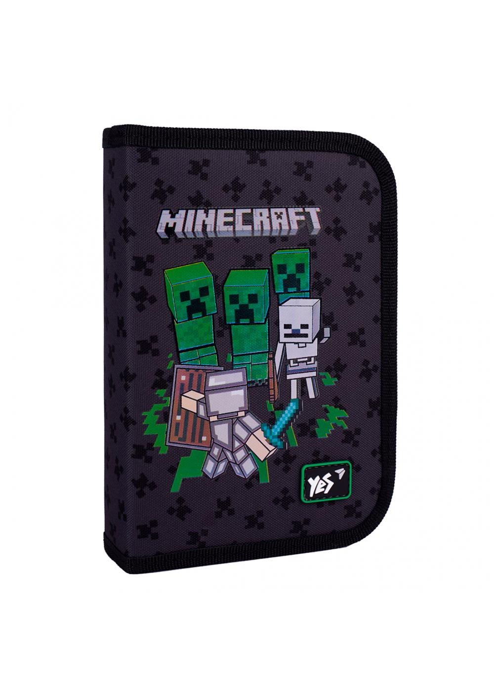 Пенал твердий YES одинарний з клапаном HP-03 Minecraft Team (533622)