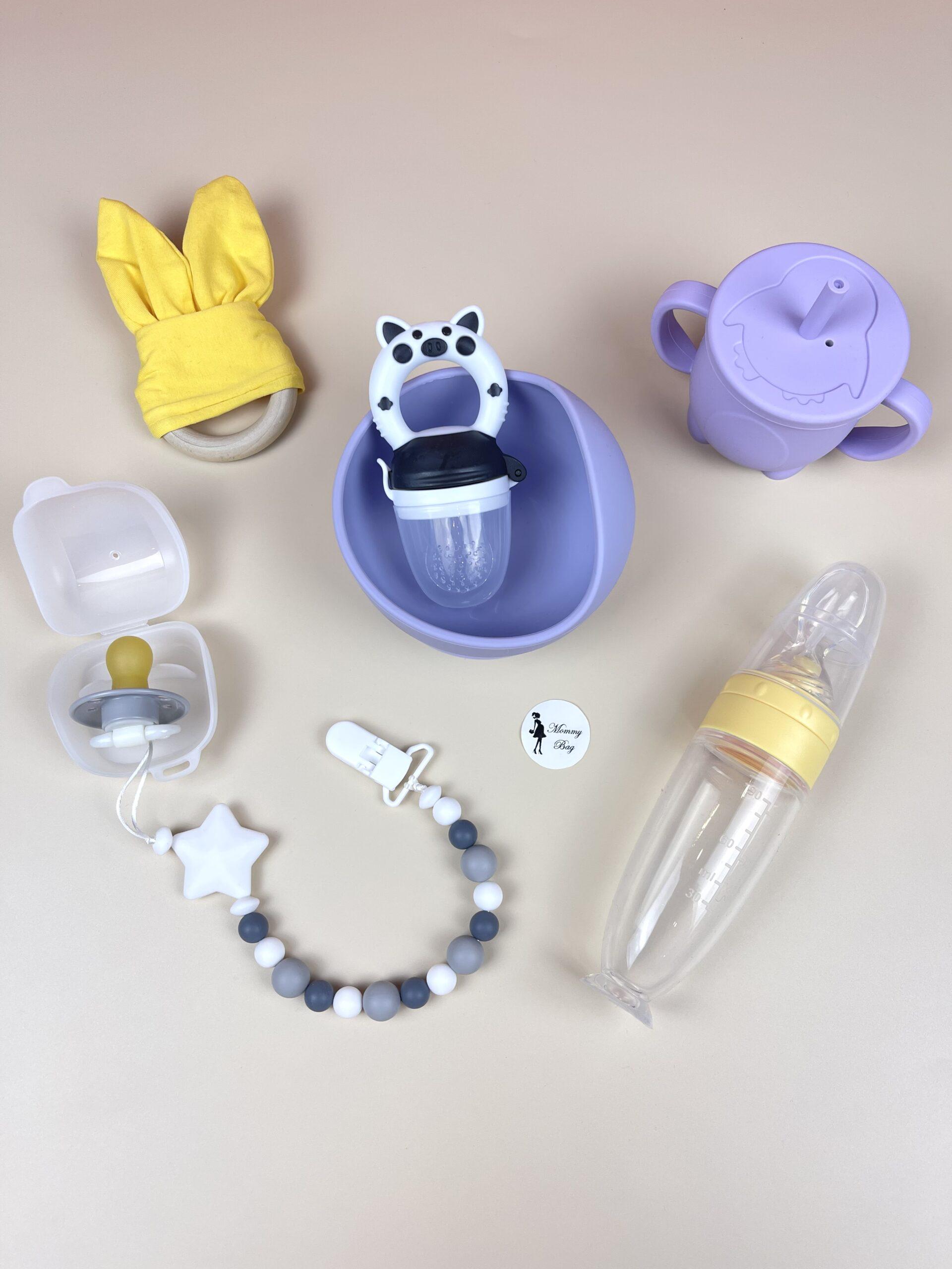 Держатель для пустышки Mommy Bag Молочно-серый (631) - фото 3 Держатель для пустышки Mommy Bag Молочно-серый (631) - фото 3