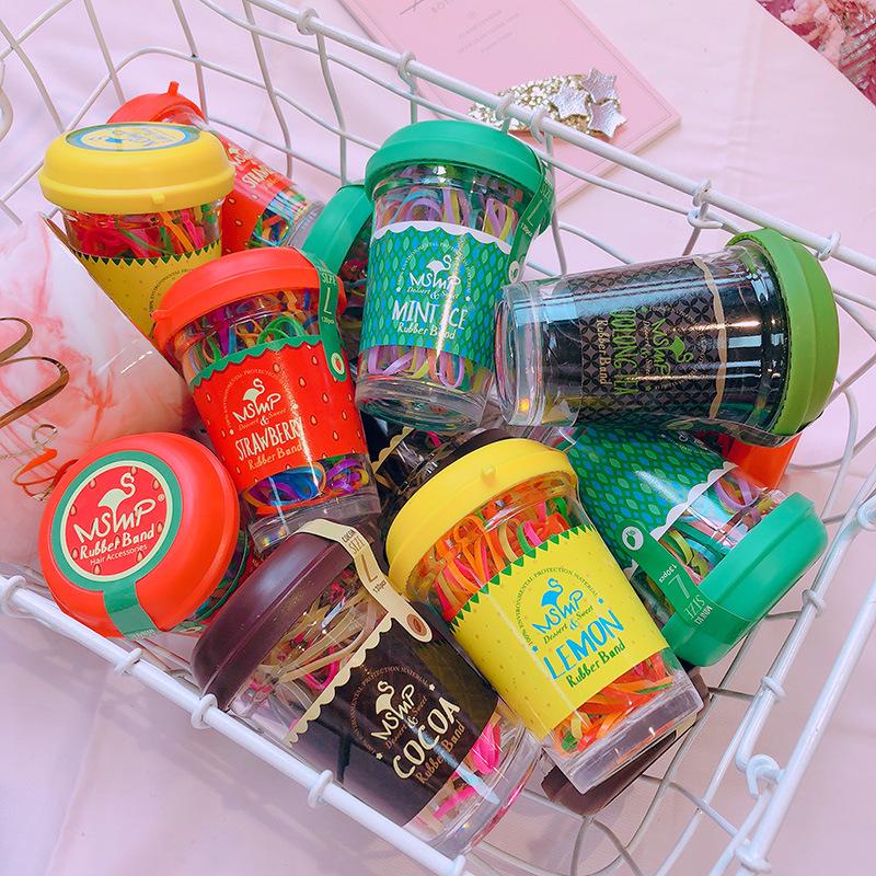 Набір резинок для волосся Strawberry 11692 130 шт. 35 мм (4570360) - фото 6