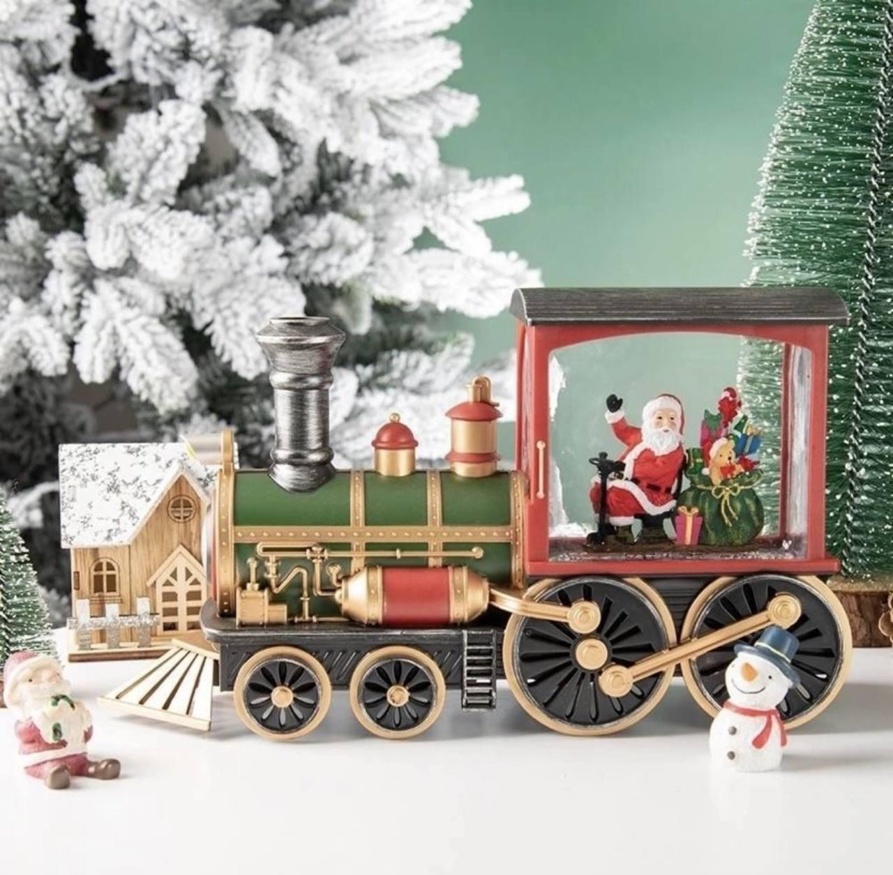 Ліхтар музичний новорічний Різдвяний поїзд на батарейках та від USB 32 см (26140881) - фото 16 Ліхтар музичний новорічний Різдвяний поїзд на батарейках та від USB 32 см (26140881) - фото 16