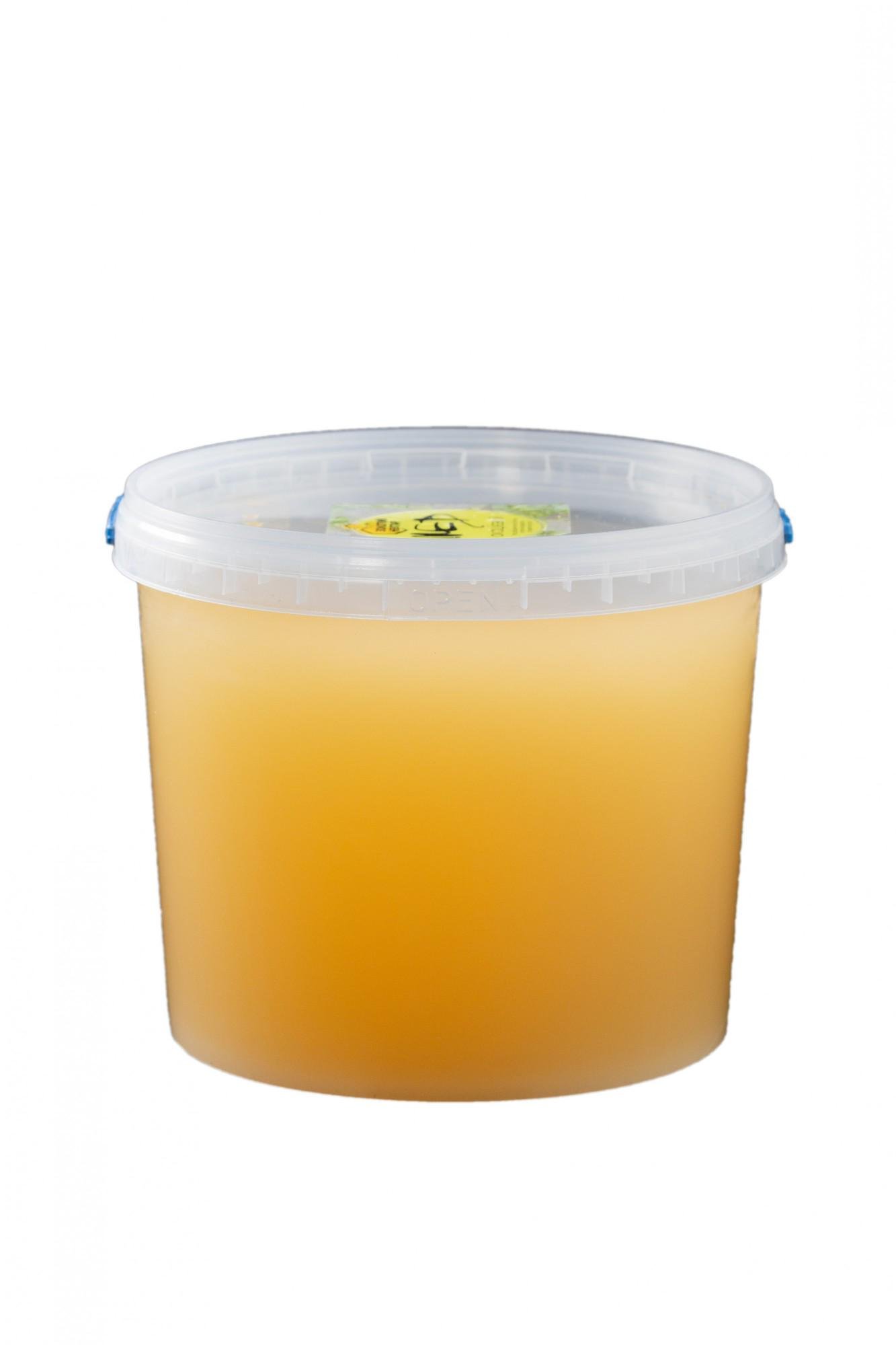 Мед акациевый натуральный пчелиный Золотой Нектар в ведре 700 г 0,5 л