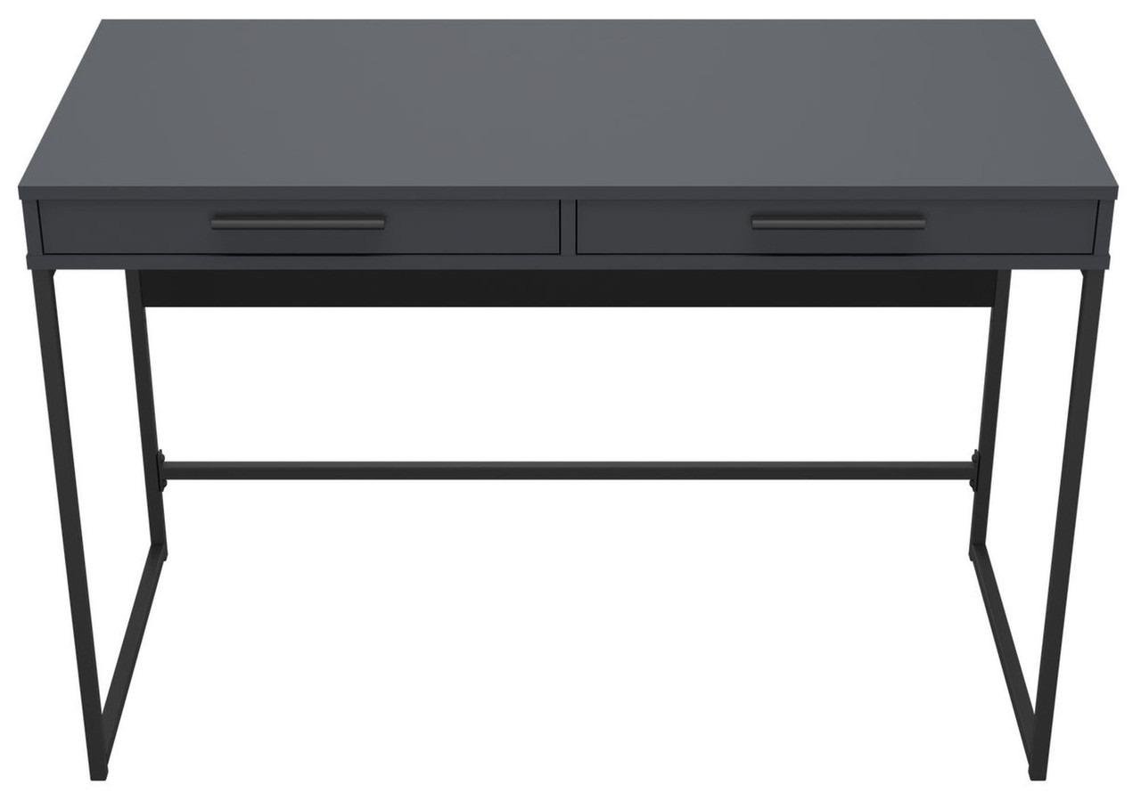 Письмовий стіл AMF Campari Cr1200 із ящиками для приладдя 1200х550х800 мм Чорний/Антрацит