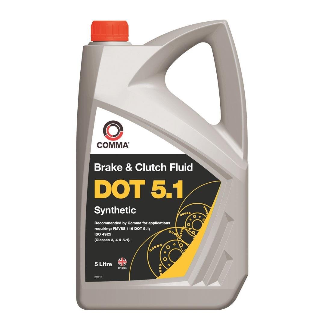 Гальміна рідина DOT 5.1 Brake Fluid 5 л 4 шт.