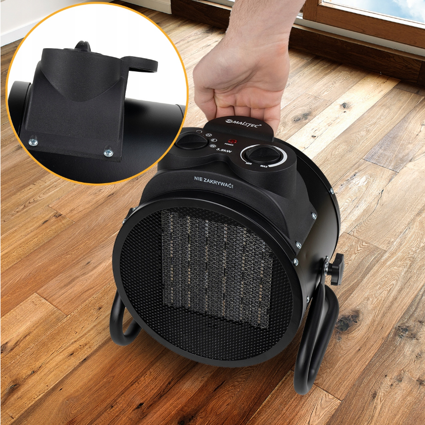 Тепловентилятор керамічний Maltec 3,5 кВт - фото 4 Тепловентилятор керамічний Maltec 3,5 кВт - фото 4