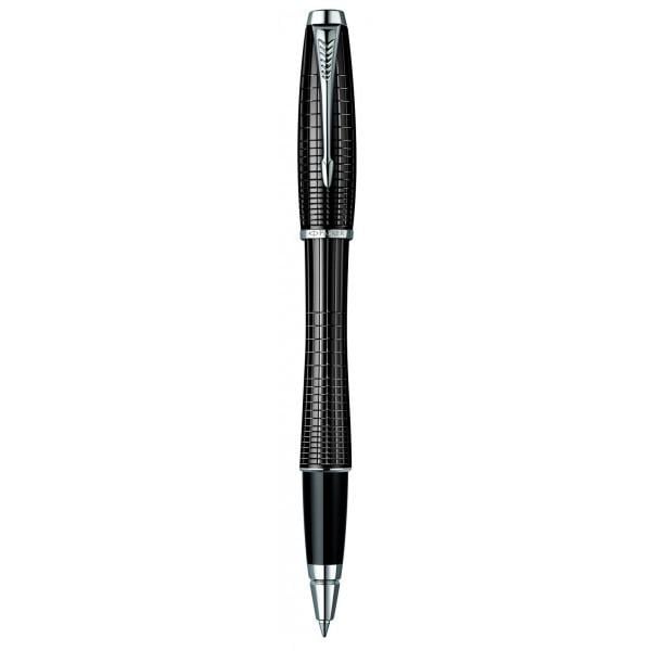 Ручка роллер Parker Urban Premium Ebony Metal Chiselled RB Черный (21 222Ч)