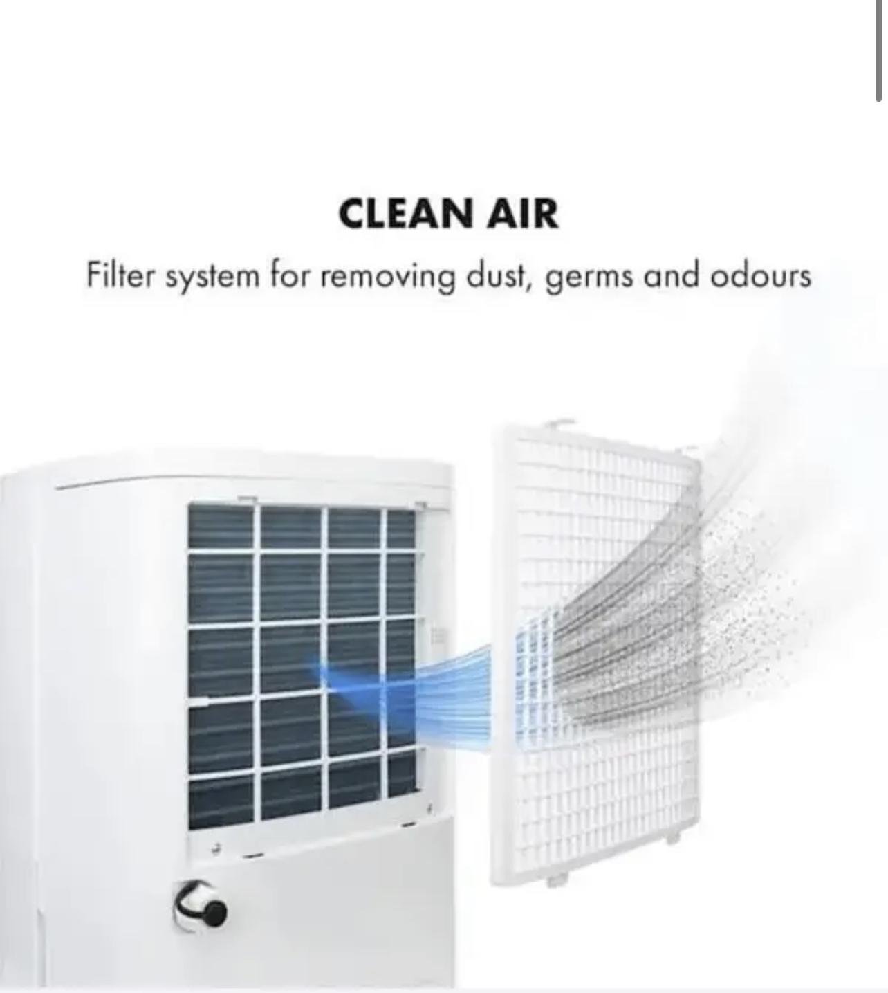 Осушувач повітря Klarstein DryFy Connect 40 WiFi компресія 40 л 35-45 м2 - фото 2 Осушувач повітря Klarstein DryFy Connect 40 WiFi компресія 40 л 35-45 м2 - фото 2