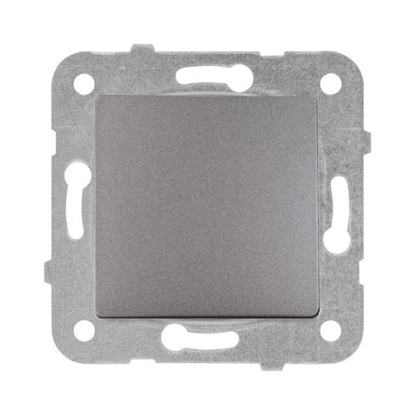 Вимикач одноклавішний Viko Linnera Life без рамки Сірий граніт (90452001)