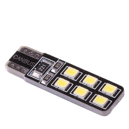 Лампа габаритная Pulso Led T10 12SMD-2835 12 V 1 W 36 Lm White