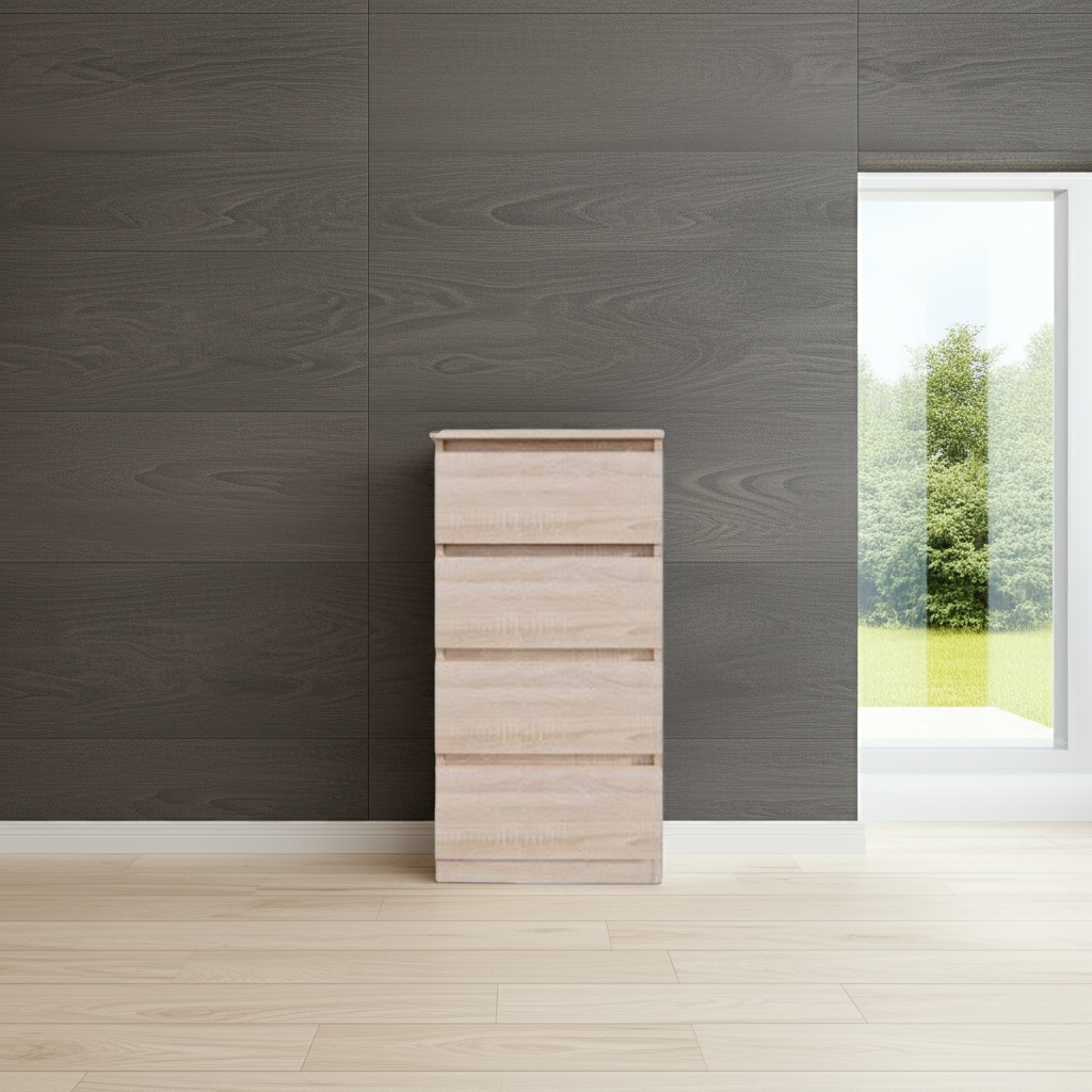 Комод MEBEX на 4 шухляди 50х40х100 см Дуб Сонома (VM4B500DS) - фото 4 Комод MEBEX на 4 шухляди 50х40х100 см Дуб Сонома (VM4B500DS) - фото 4