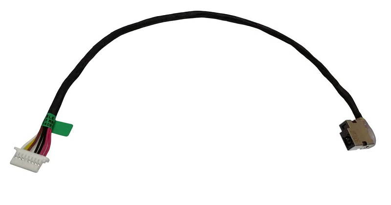 Разьем питания для ноутбука HP 250 G6 255 G6 14-AX 1 5-CS-799750-S23 с кабелем/шлейф/гнездо для зарядки (1858059270)