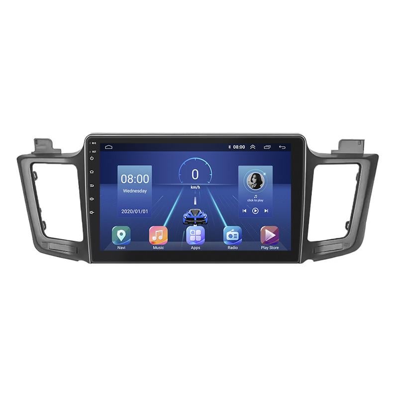 Магнитола штатная Lesko для Toyota RAV4 IV CA40 2015-2019 10" 4/64Gb 4G Wi-Fi GPS Top