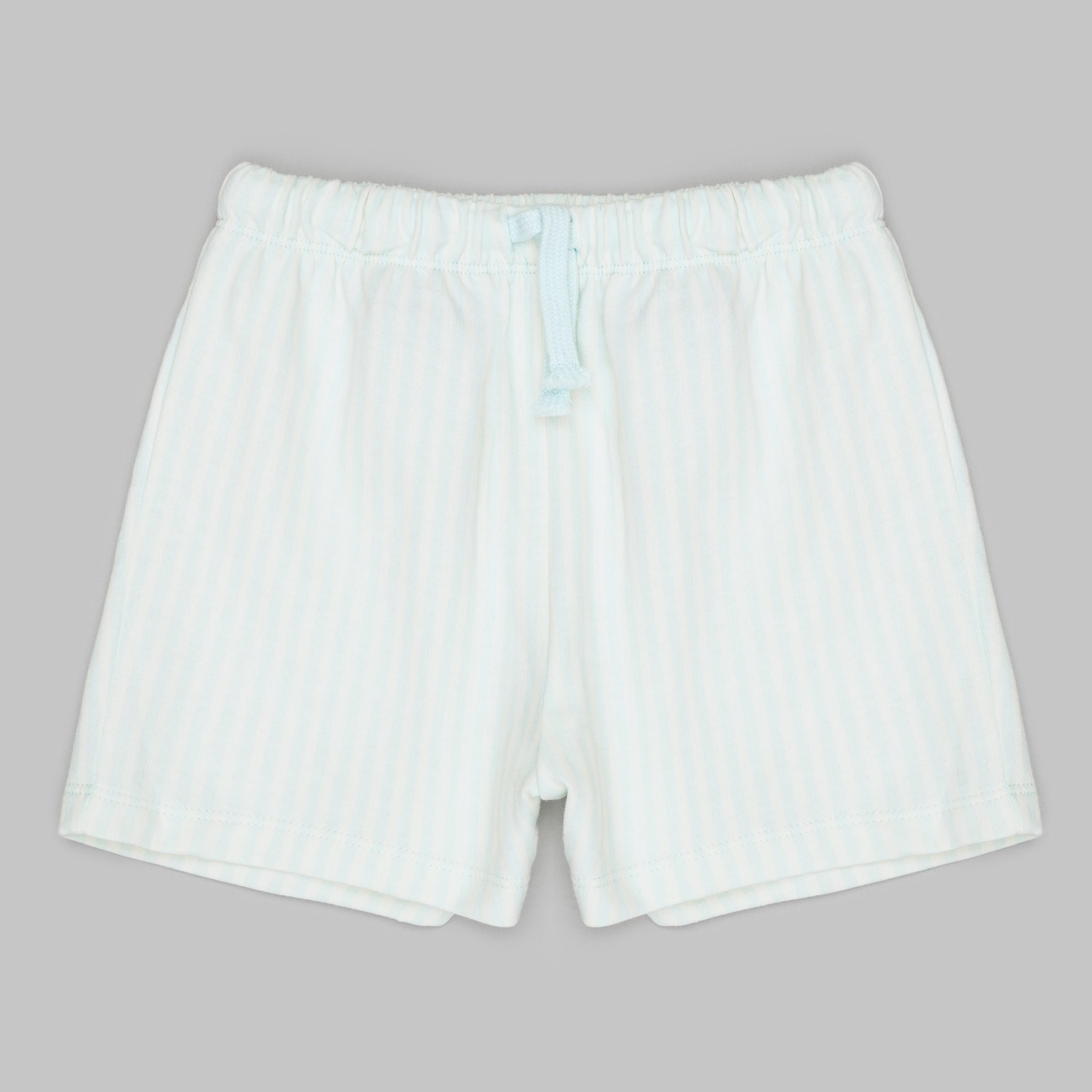 Шорти H&M Смужка р. 104 см Біло-зелений (A31011282632) Шорти H&M Смужка р. 104 см Біло-зелений (A31011282632)