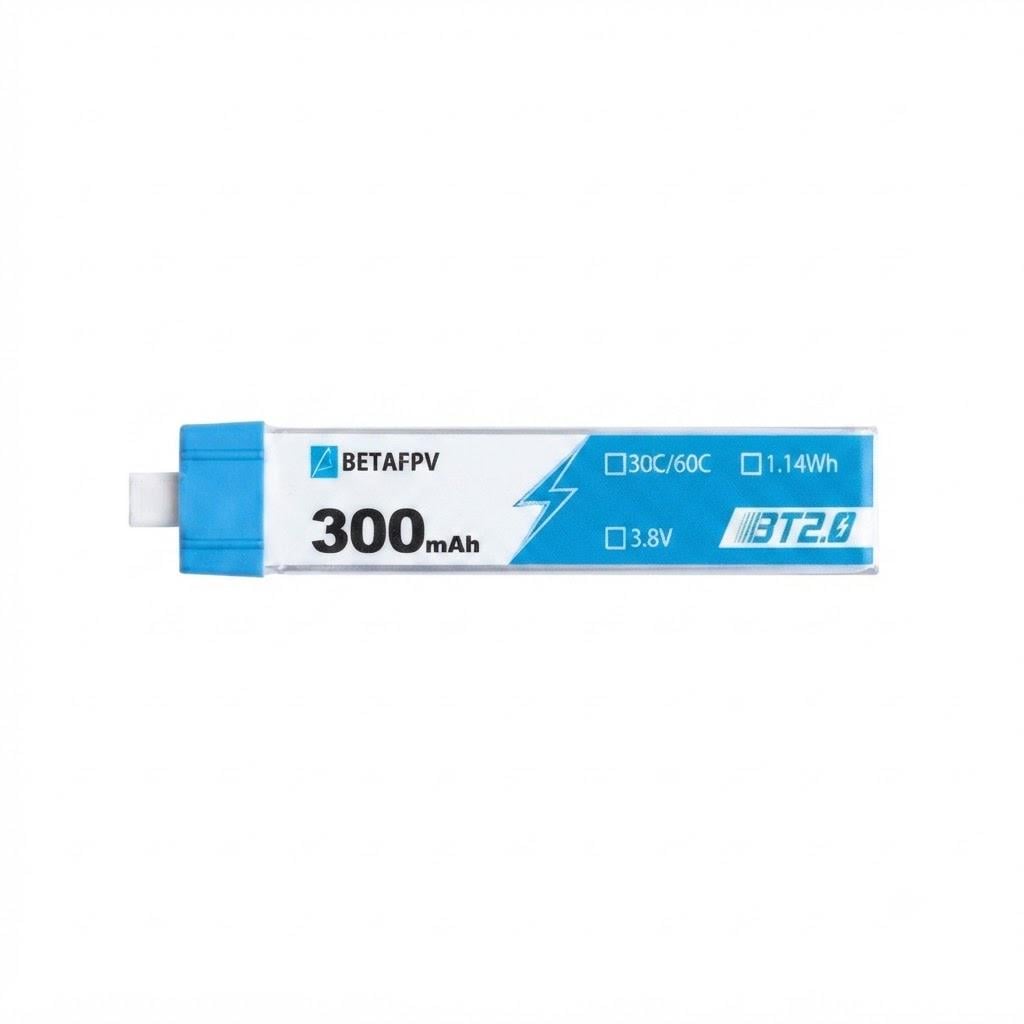Акумулятор LiHV для FPV-дронів BETAFPV BT2.0 300mAh 1S 3,8V 30C/60C 8 шт. (35933814)