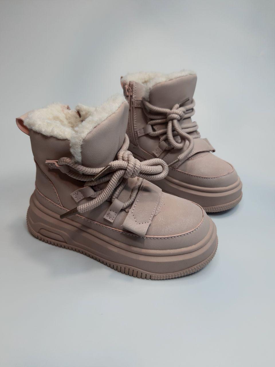 Ботинки детские зимние Clibee для девочки р. 32 21 см Розовый (597 HB pink)