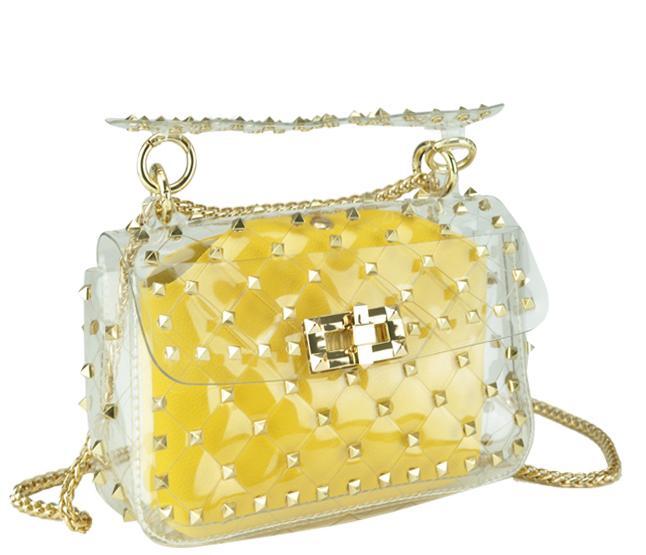 Женская сумка-джелли Royal Bag W04-10024Y Желтый (3757)