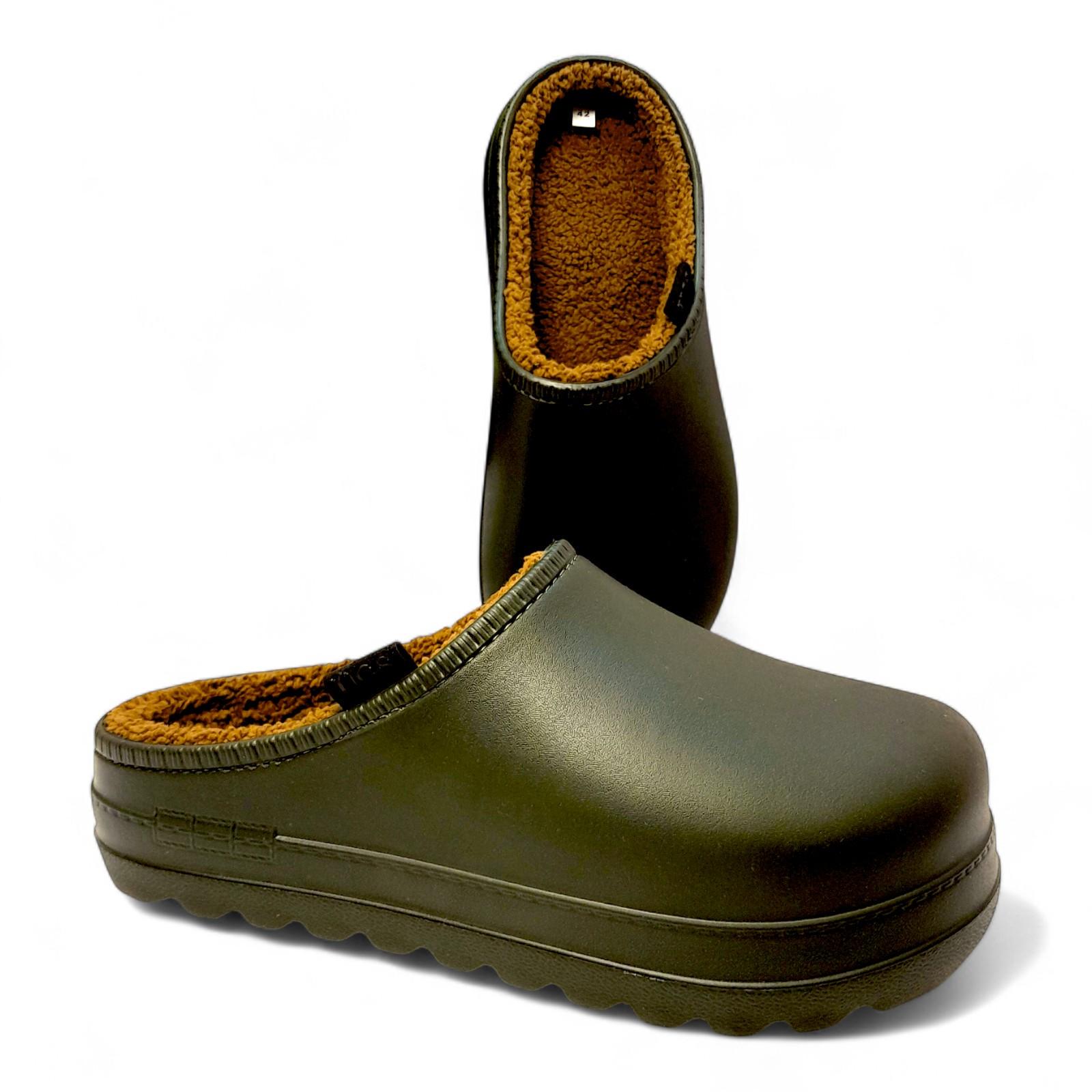 Сабо мужские утепленные GIPANIS р. 45 28,7 см Хаки (2798267927) - фото 7