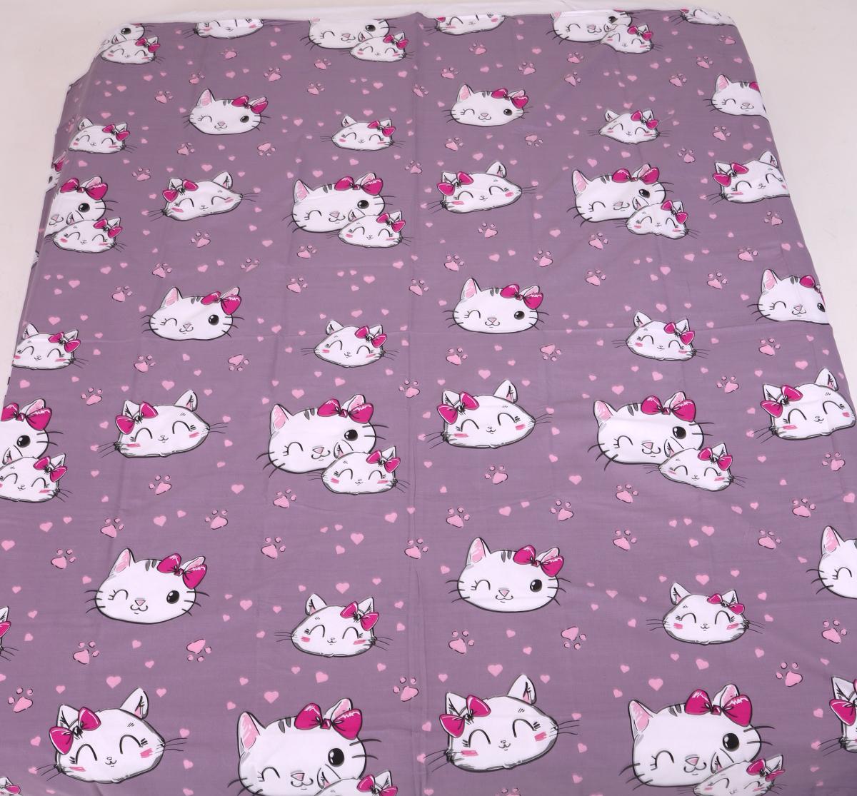 Комплект постільної білизни PaniPava Кицюня бязь 155х215 см (10100665) - фото 2