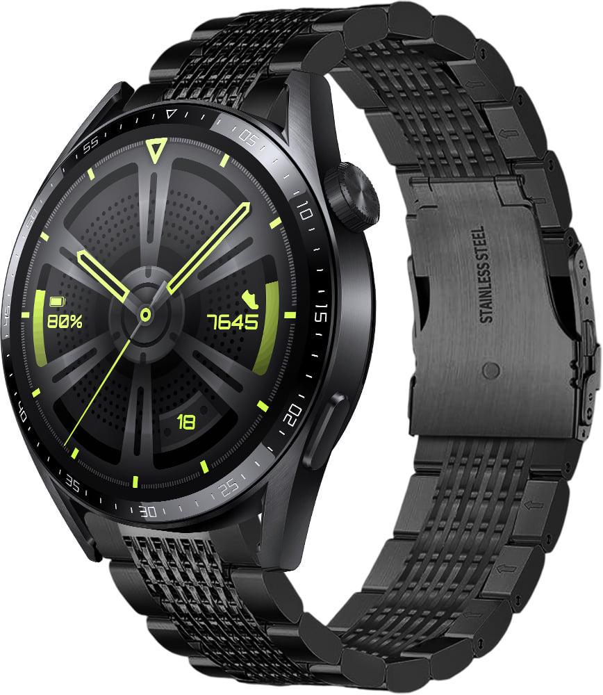 Ремінець металевий Gripix для Huawei Watch GT4 46 мм Black (42073-2B)