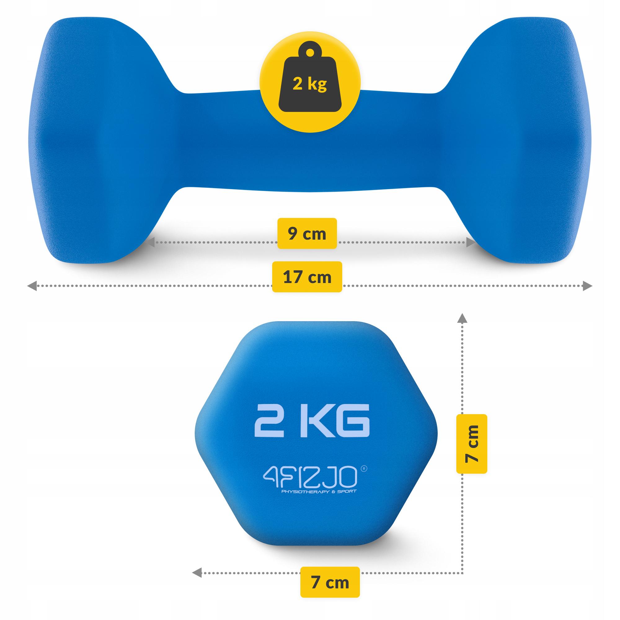 Набір вінілових гантелей 4fizjo Classic зі стійкою 12 кг (P-5905973403238) - фото 3