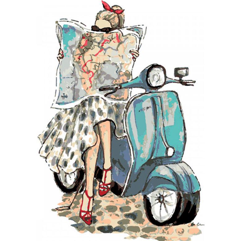 Картина по номерам Rosa Premium +GiftBox N00013131 Путешествие 35х45 см (L053306)