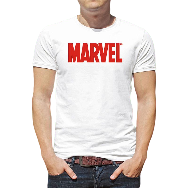 Футболка чоловіча "MARVEL 02" S Білий (marvel-02_S)
