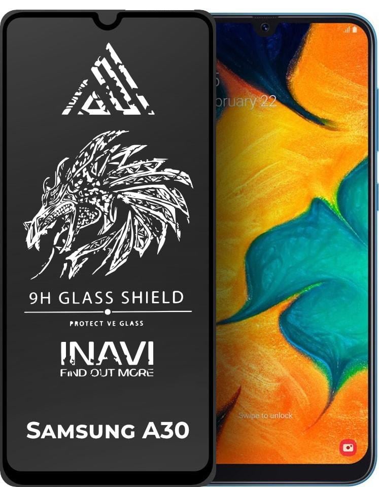 Стекло защитное Inavi Samsung Galaxy A30 A305 Full Glue (31234)