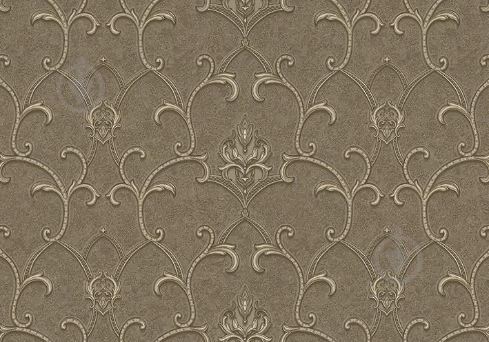 Обои Lanita виниловые на флизелиновой основе  ТФШ Ирен декор 7-0935 темно-оливковый обои Скиф (1,06х10,05м.)