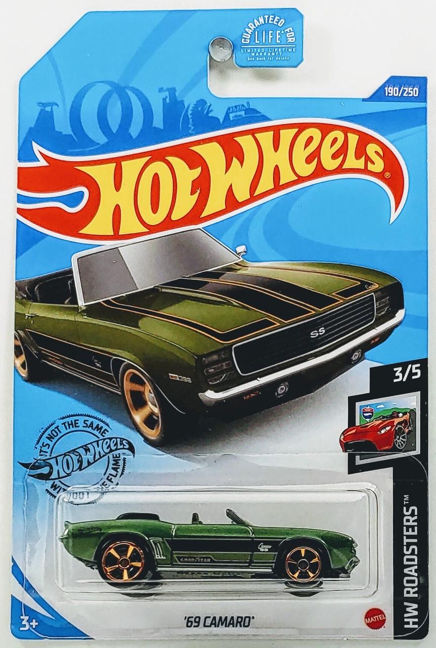 Игрушечная машинка Hot Wheels 69 Camaro 2020 Roadsters №190 (GHG06)