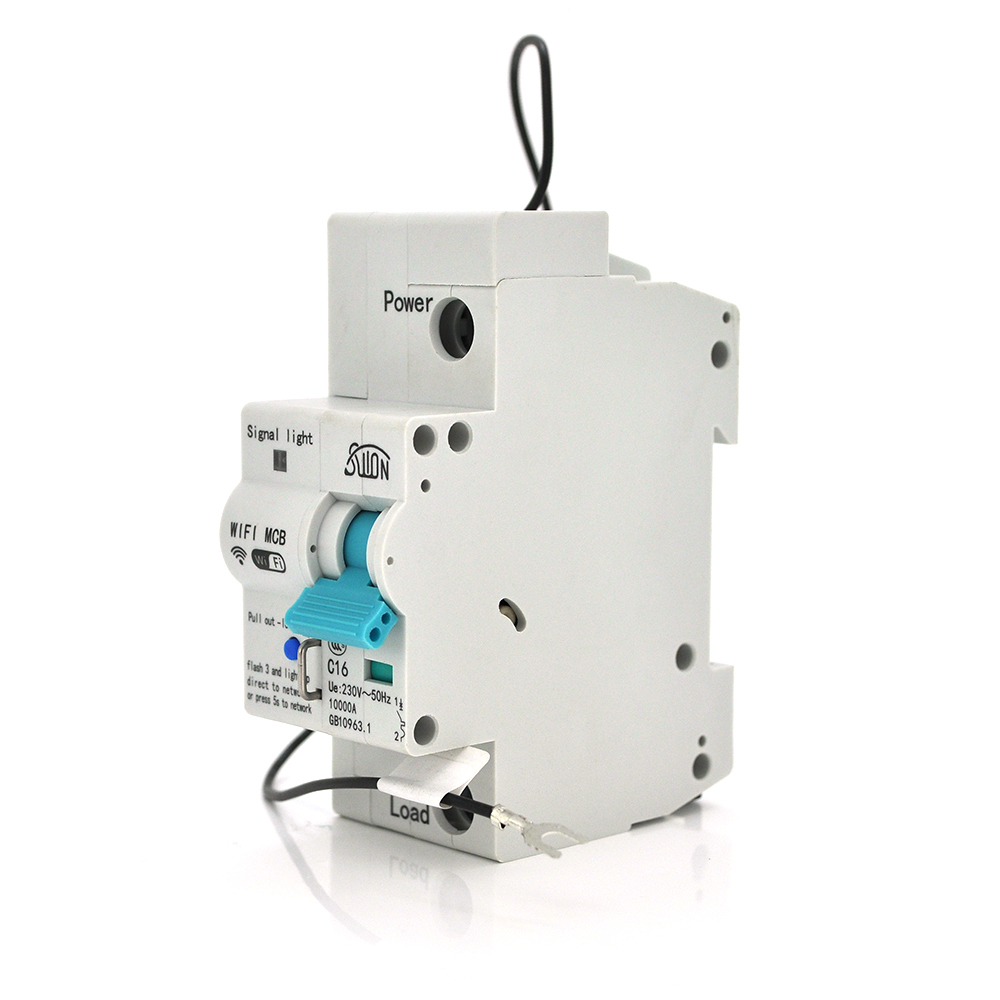 Автоматический выключатель Voltronic 1P 220V 32A Voltronic с WiFi управлением модульный для умного дома (17460)