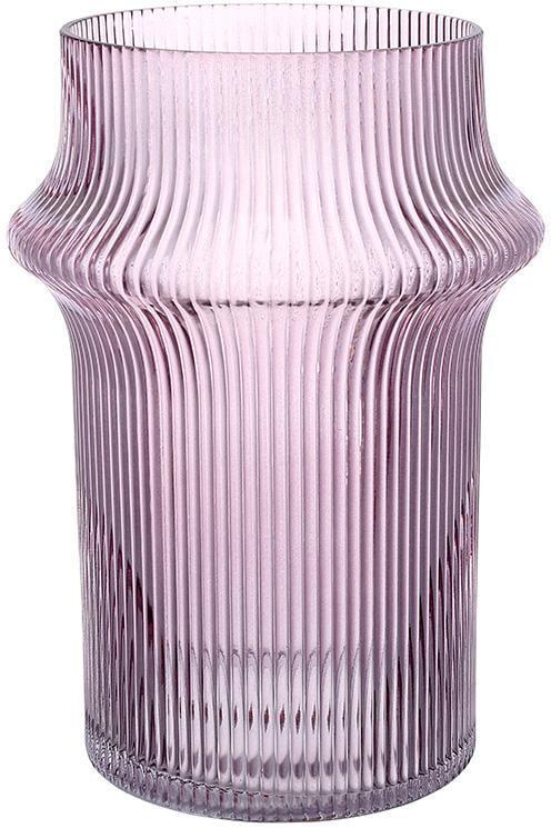 Ваза стеклянная Ariadne Cosmic Ø 14х25 см стекло Пурпурный (32328646)