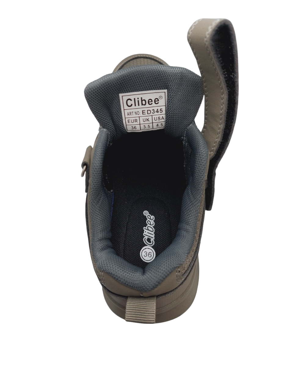 Кросівки для хлопчиків Clibee ED345/39 р. 39 Хакі - фото 4 Кросівки для хлопчиків Clibee ED345/39 р. 39 Хакі - фото 4