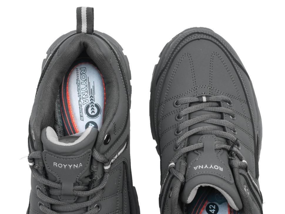 Кросівки Royyna 7243054 р. 46 Сірий (22994) - фото 4 Кросівки Royyna 7243054 р. 46 Сірий (22994) - фото 4