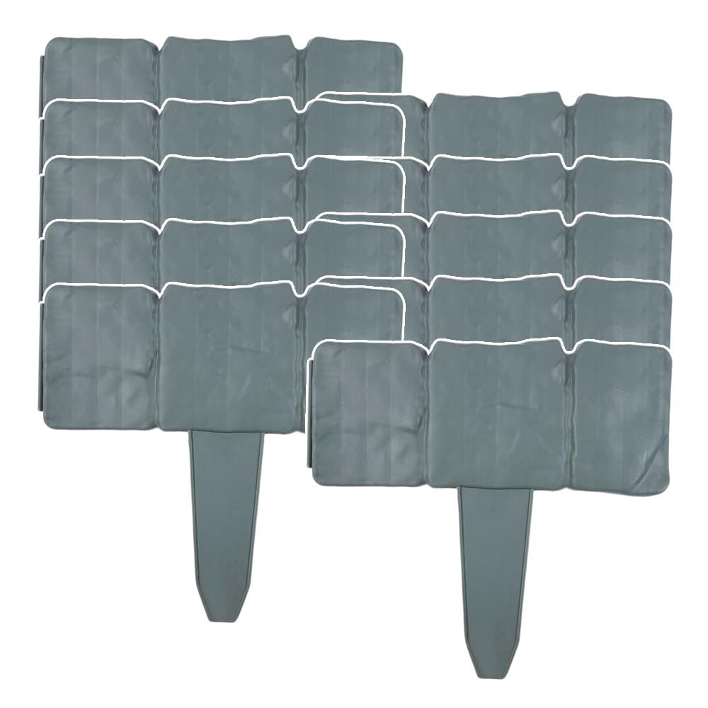 Бордюр-палісад садовий декоративний для клумб/газону/грядо/дерев (SDVBRD-GRY-1286)