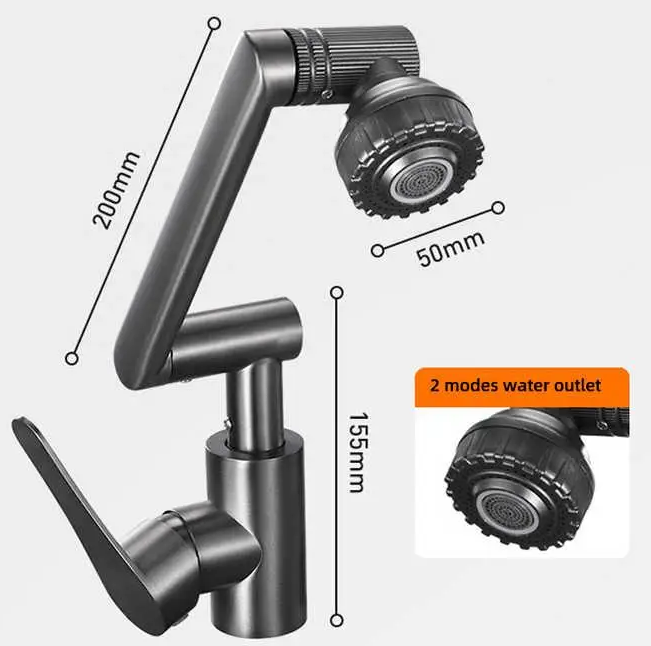 Змішувач складаний Water Tap для раковини (26491674) - фото 6 Змішувач складаний Water Tap для раковини (26491674) - фото 6