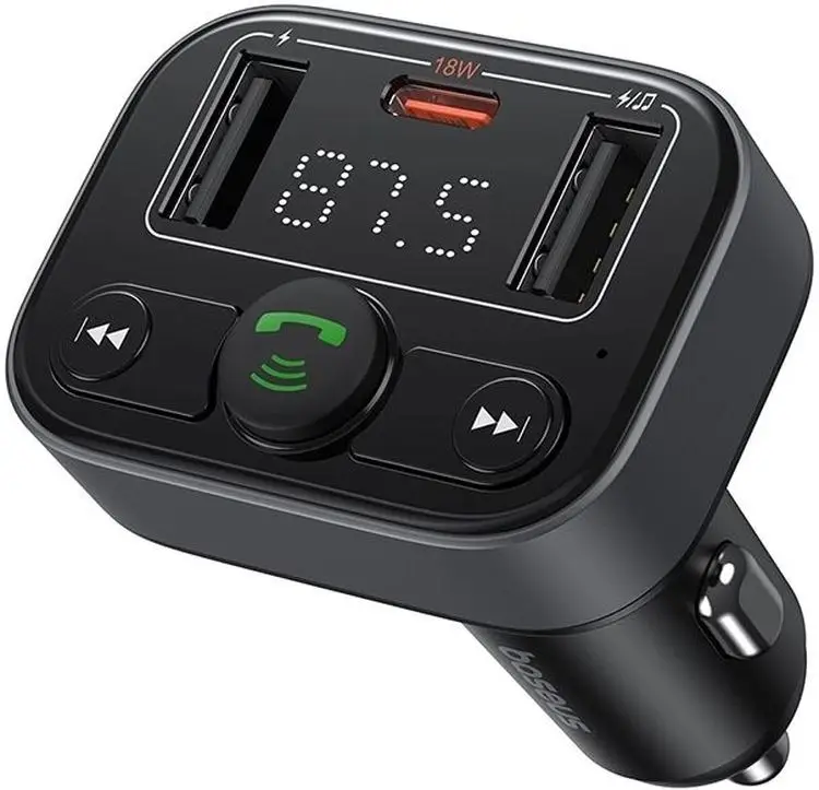 FM-трансмітер BASEUS S-09 Lite Series Car FM Transmitter C10762300113-00 Black