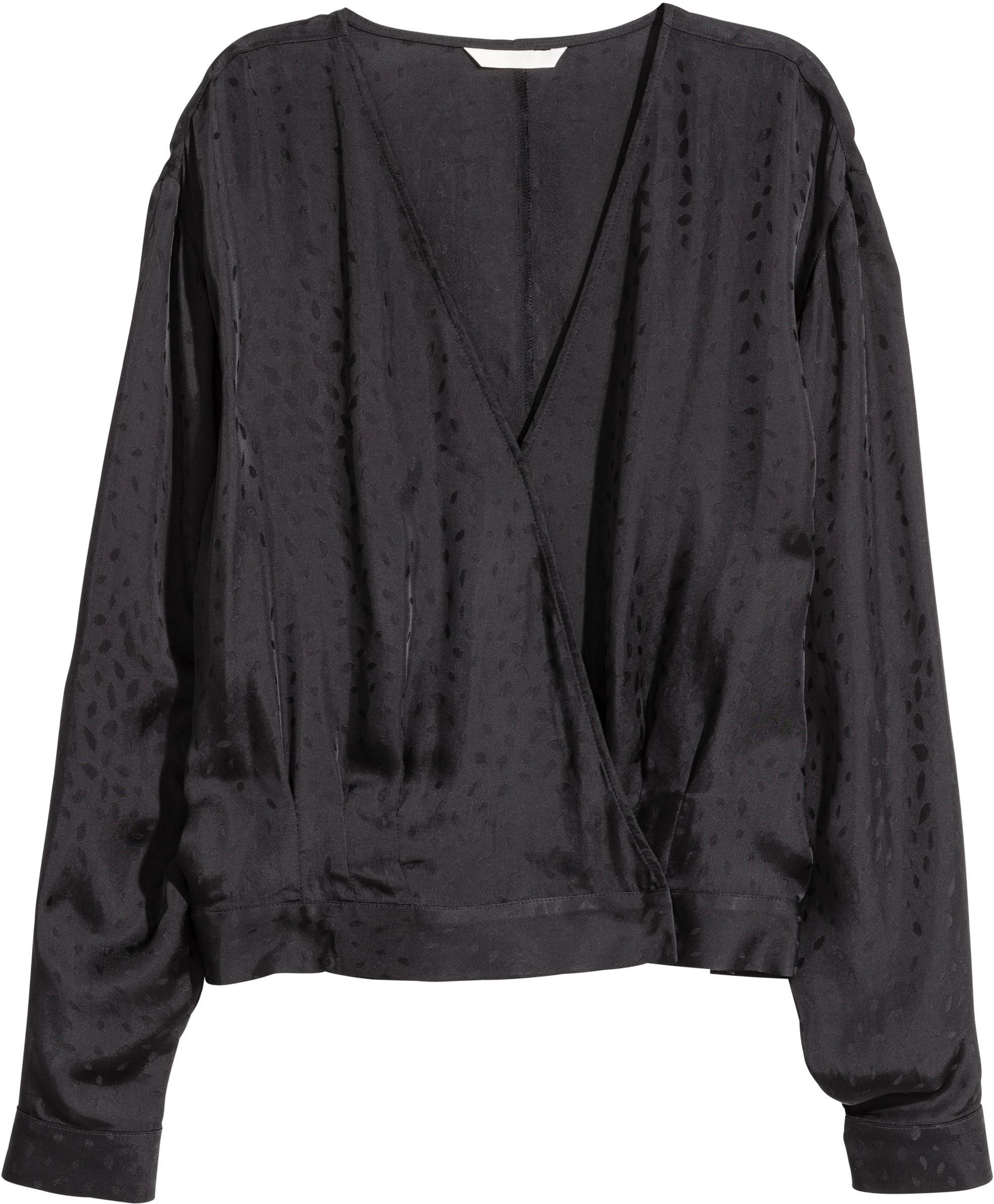 Блуза H&M р. 38 Чорний (5250965)