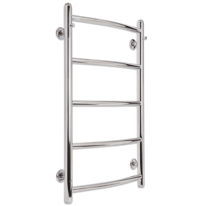 Полотенцесушитель водяной Laris Флеш 400х700 мм стальной с нижним подключением Хром (132-127-74100006)