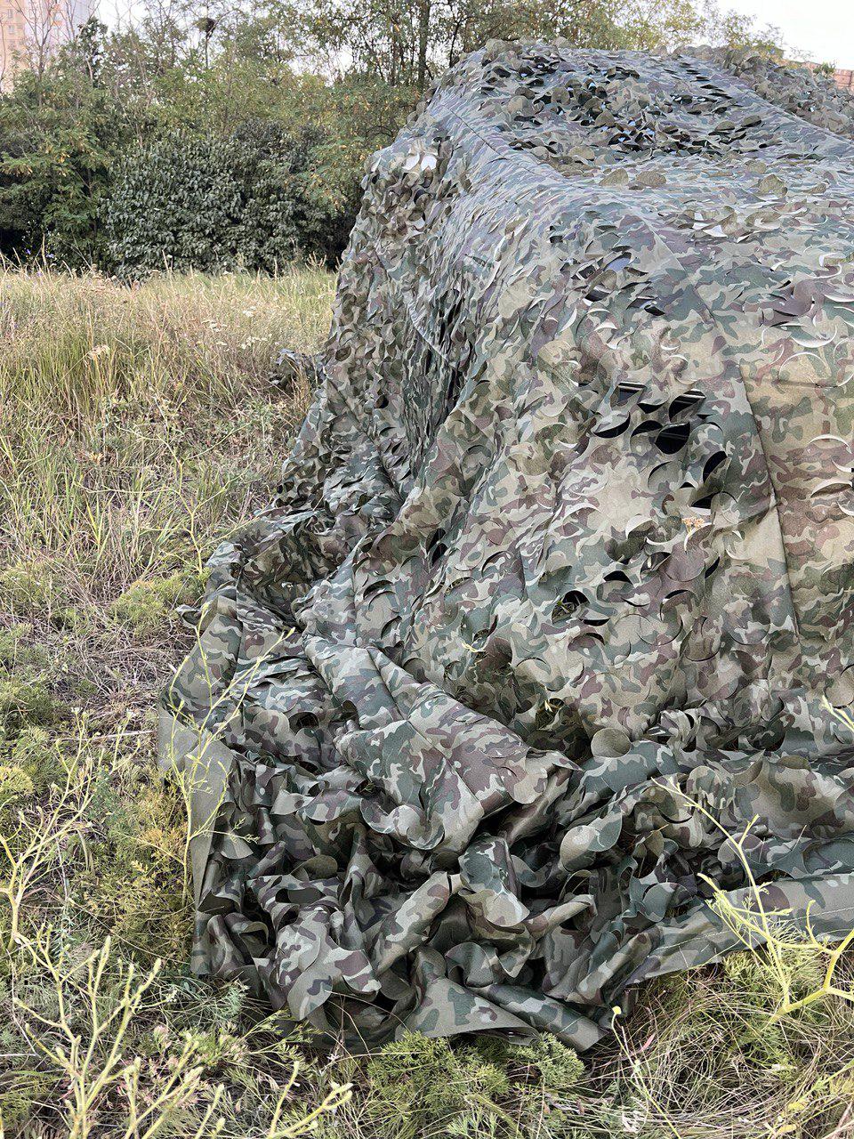 Маскировочная сетка Камуфляж №4 3х5 м Зеленый - фото 4 Маскировочная сетка Камуфляж №4 3х5 м Зеленый - фото 4