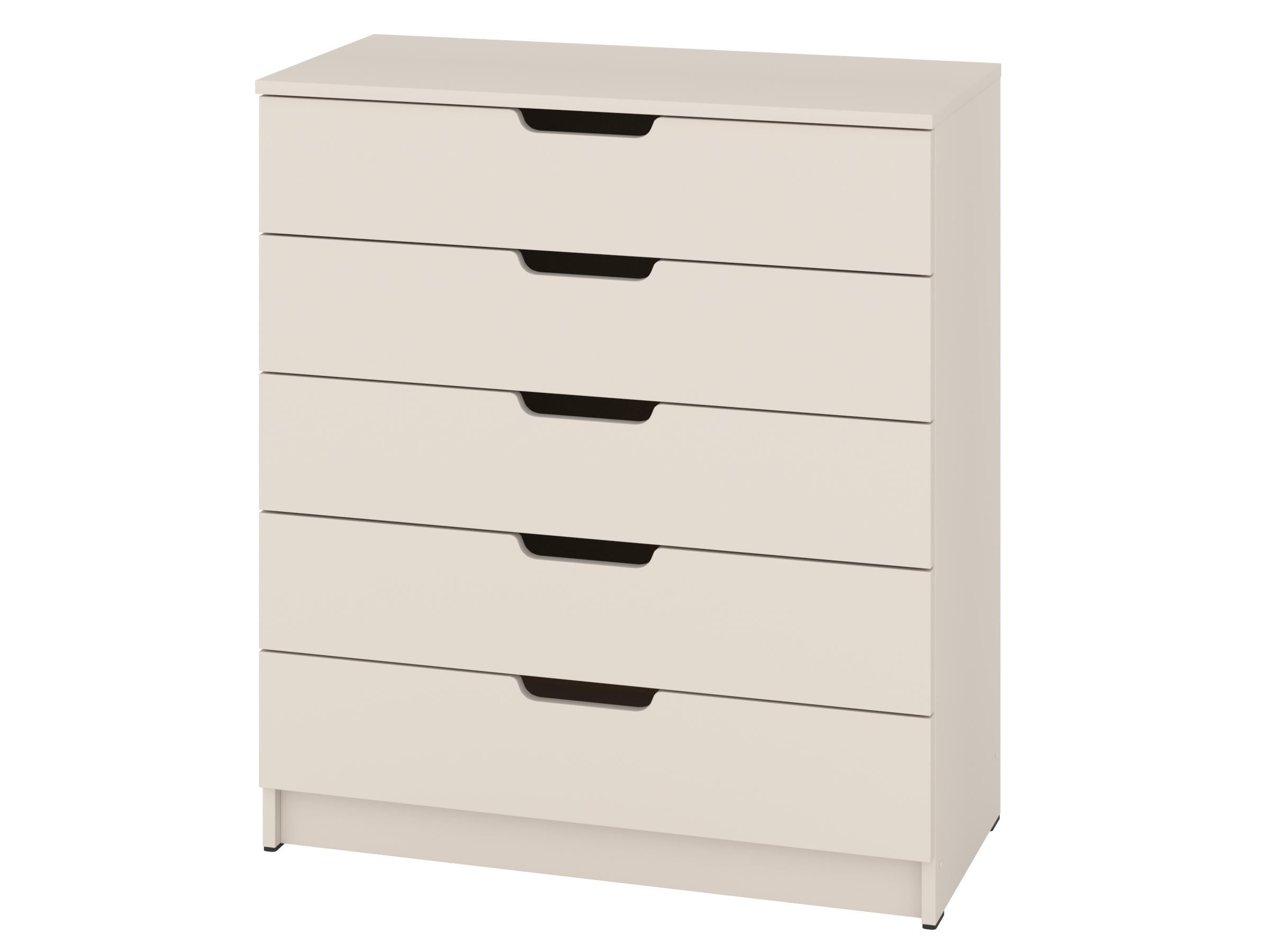 Комод с ящиками PEHOTIN ЭКО К-5 ДСП 80х38х90 см Кашемир (PN-100656)