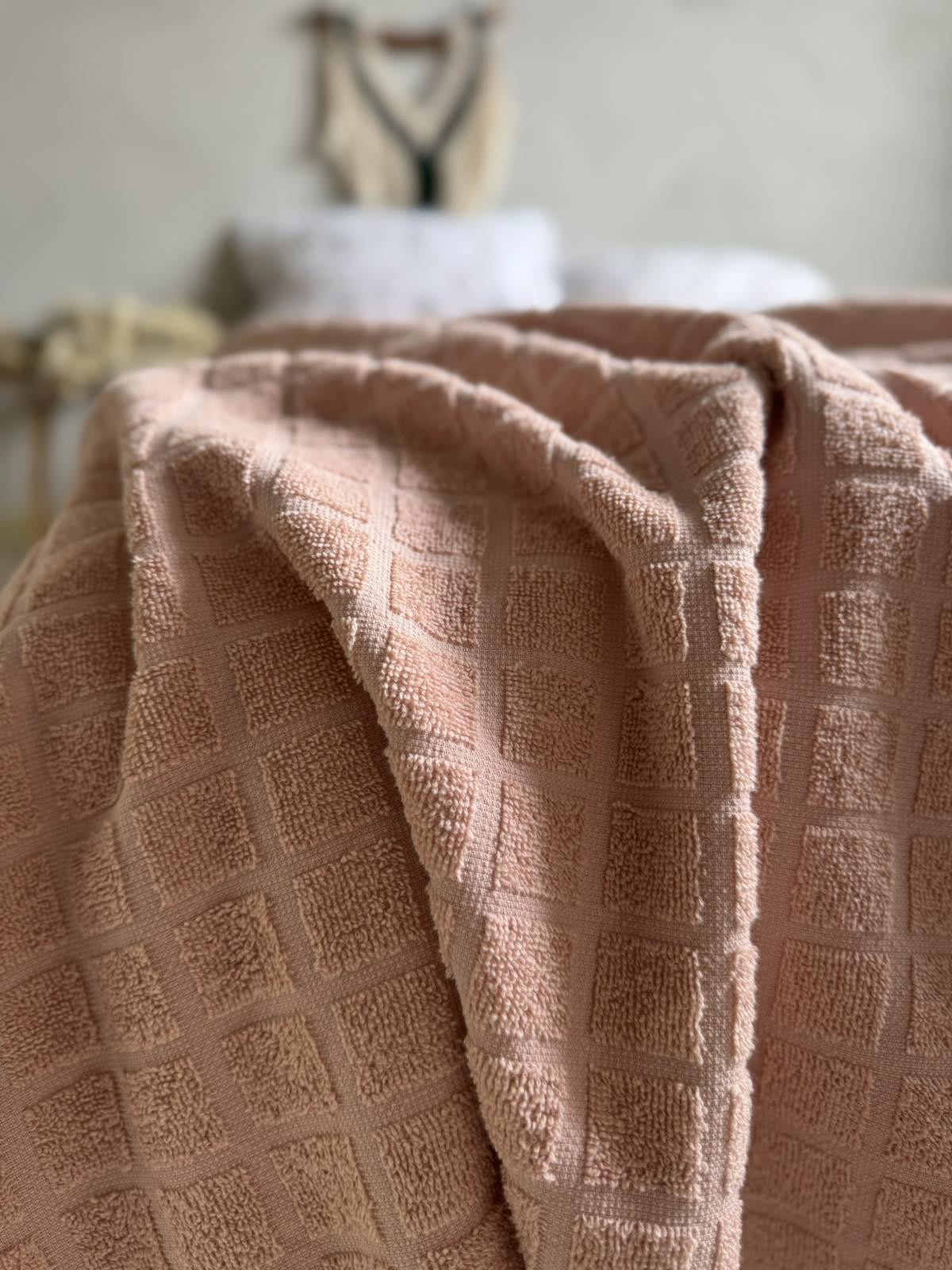 Простыня-покрывала летняя махровая PALERMO 120х200 см Пудровая (18094164) - фото 9 Простыня-покрывала летняя махровая PALERMO 120х200 см Пудровая (18094164) - фото 9